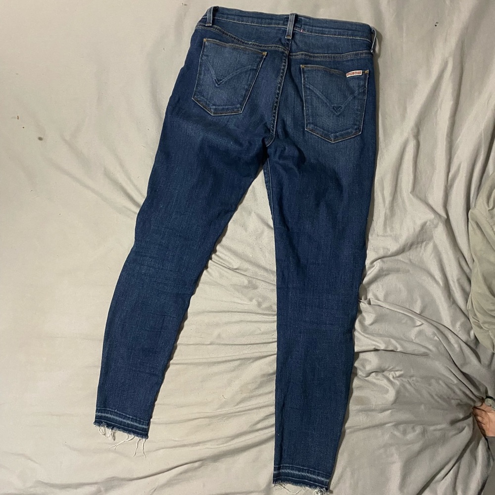 Hudson Krista super skinny ankle w/ frayed ends